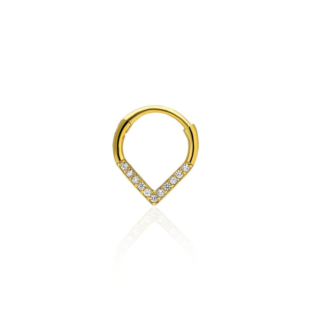 Gözyaşı Model Piercing - 925 GÜMÜŞ