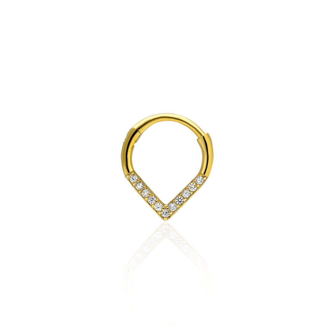 Gözyaşı Model Piercing - 925 GÜMÜŞ