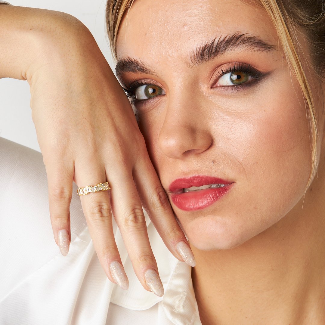 Baget Yüzük - 925 GÜMÜŞ