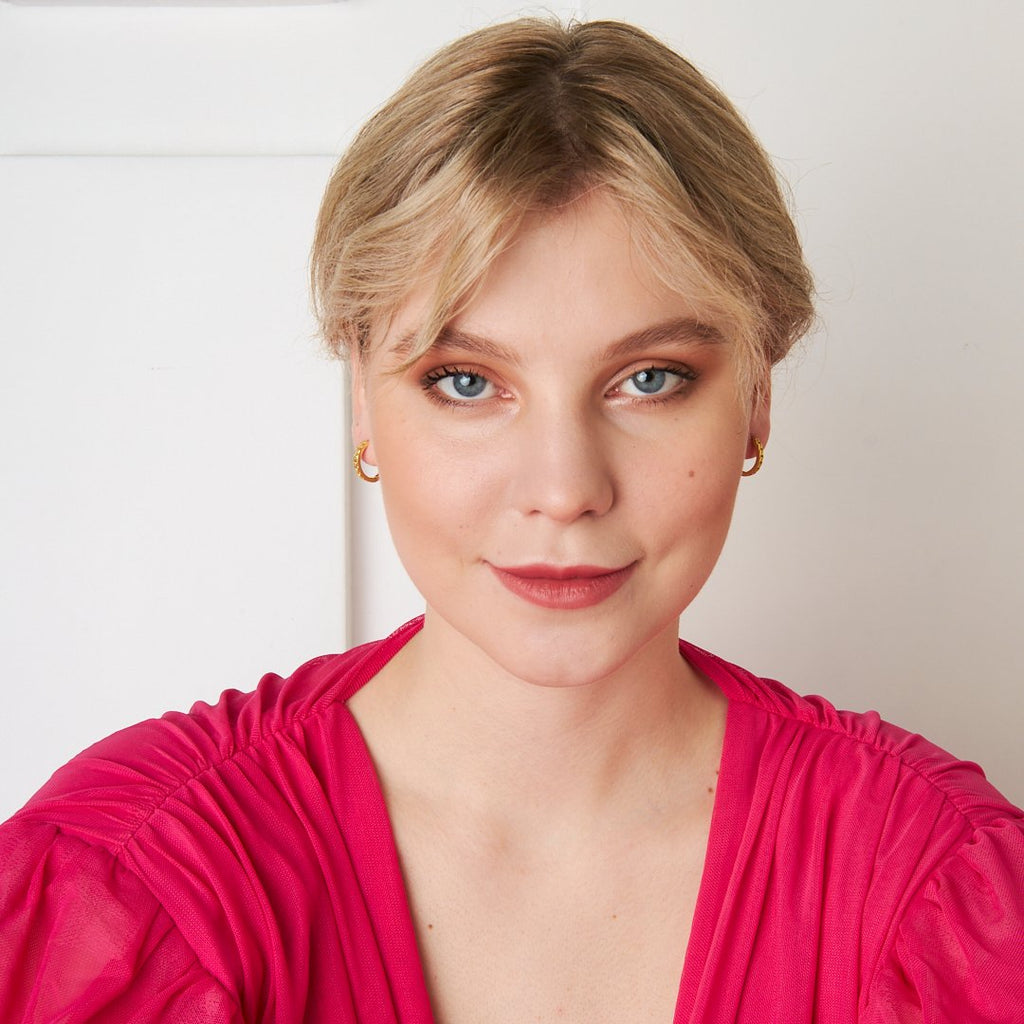 Zincir Model Halka Küpe - 925 GÜMÜŞ