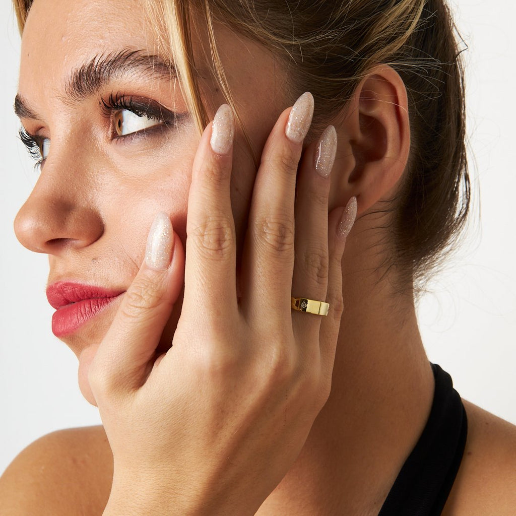 Gurme Kübik Zirkon Yüzük - 925 GÜMÜŞ