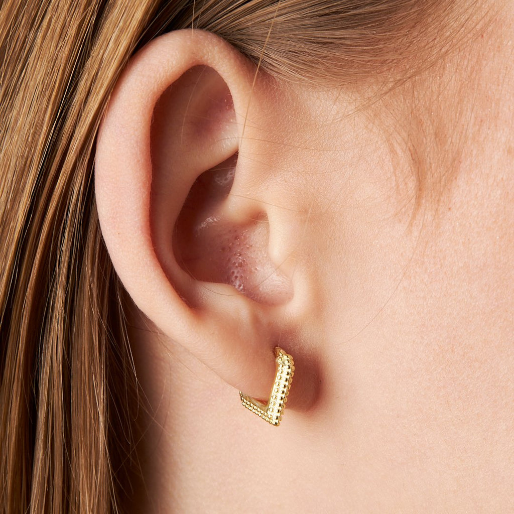 Basit Üçgen Piercing - 925 GÜMÜŞ