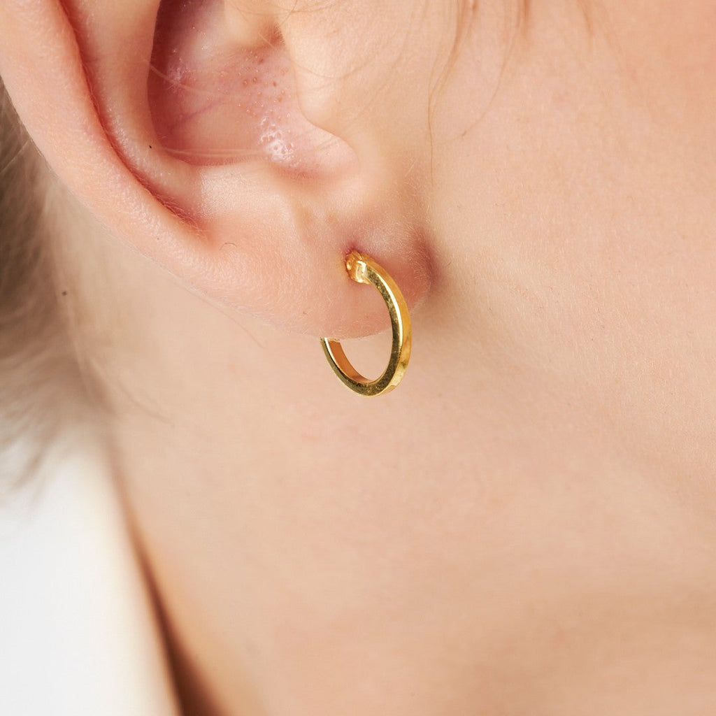 Klasik Halka Küpeler - 925 GÜMÜŞ