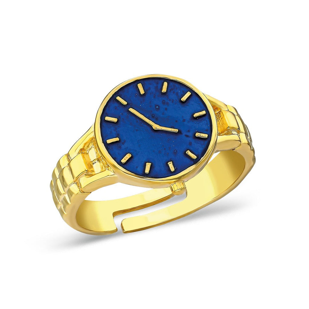 Saatli Yüzük - 925 GÜMÜŞ