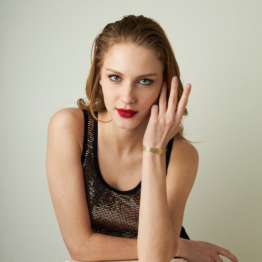 4 Sıralı Yılan Bileklik - 925 GÜMÜŞ