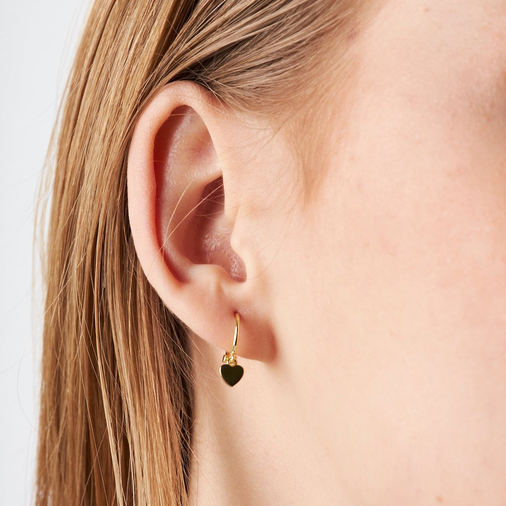 Basit Kalp Piercingi - 925 GÜMÜŞ