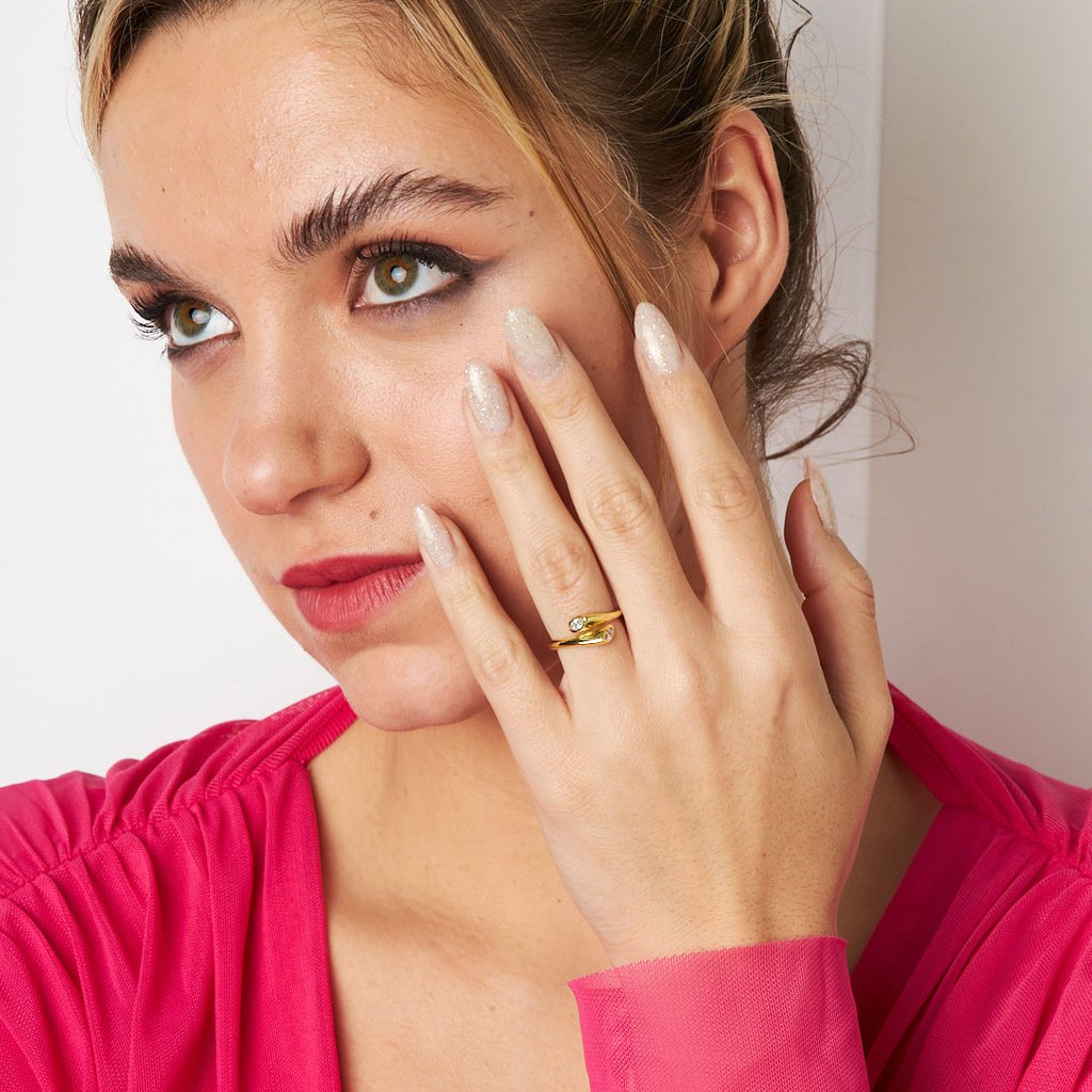 Clara Zirkon Yüzük - 925 GÜMÜŞ