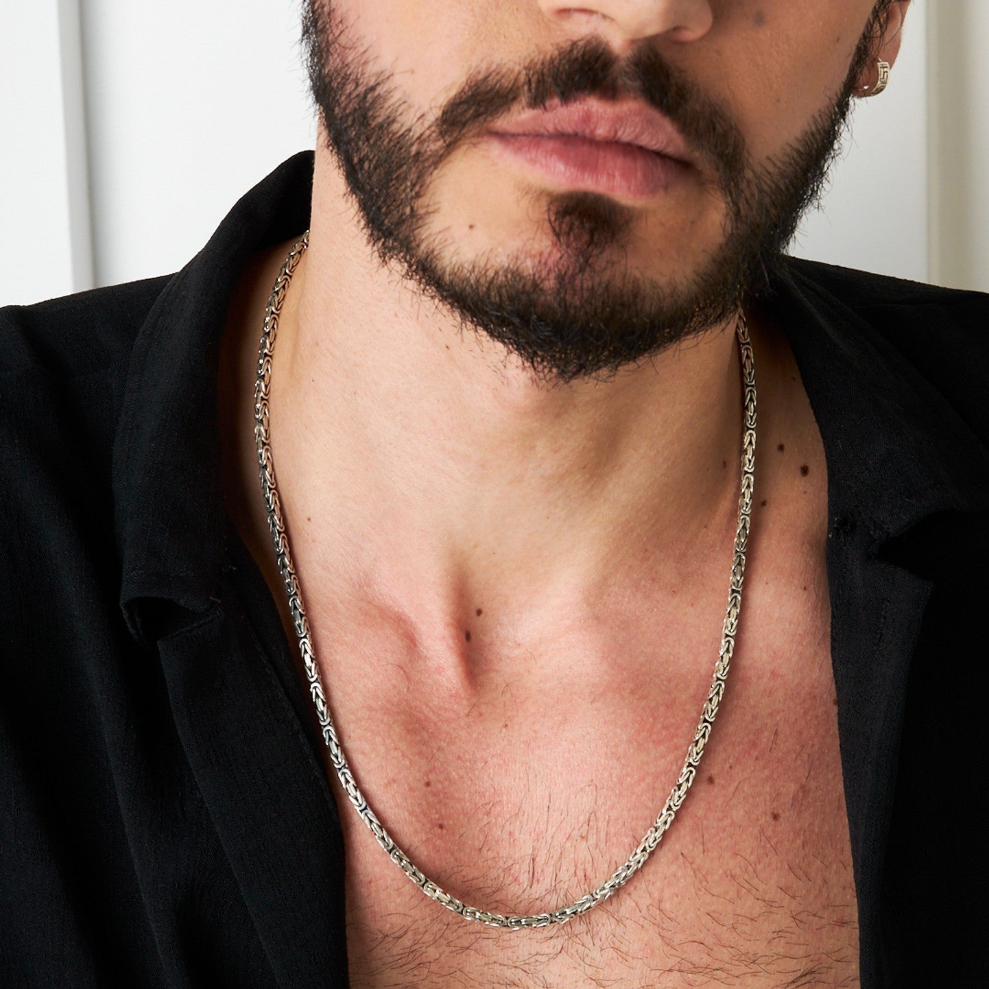 Kral Zincir Kolye - 925 GÜMÜŞ