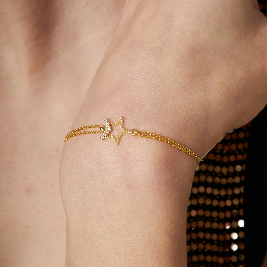 Yıldız Bilezik - 925 GÜMÜŞ