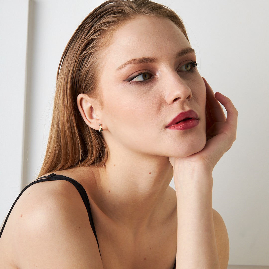 Yan Kalp Piercing - 925 GÜMÜŞ