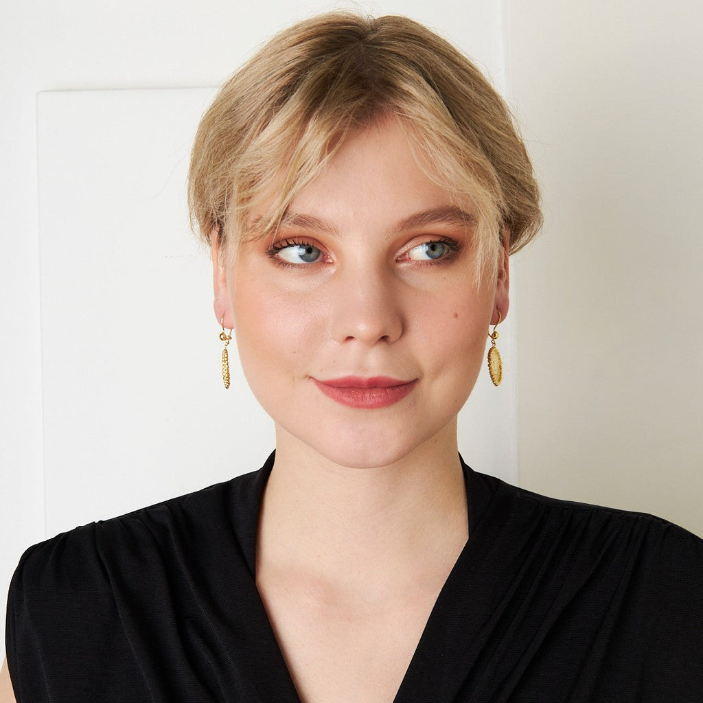 Dorıca Çeyrek Küpe - 925 GÜMÜŞ