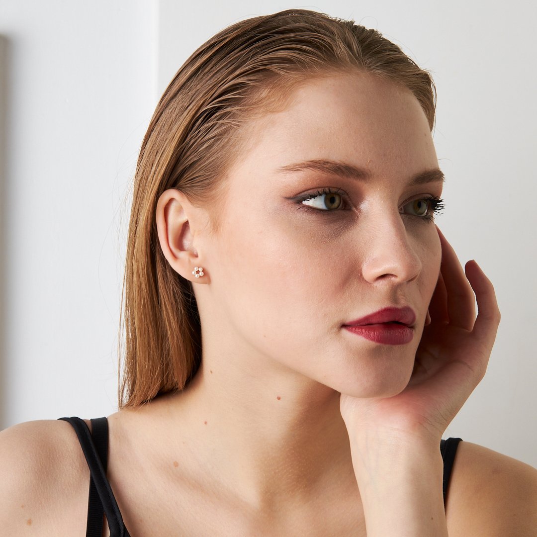 İnci piercing - 925 GÜMÜŞ