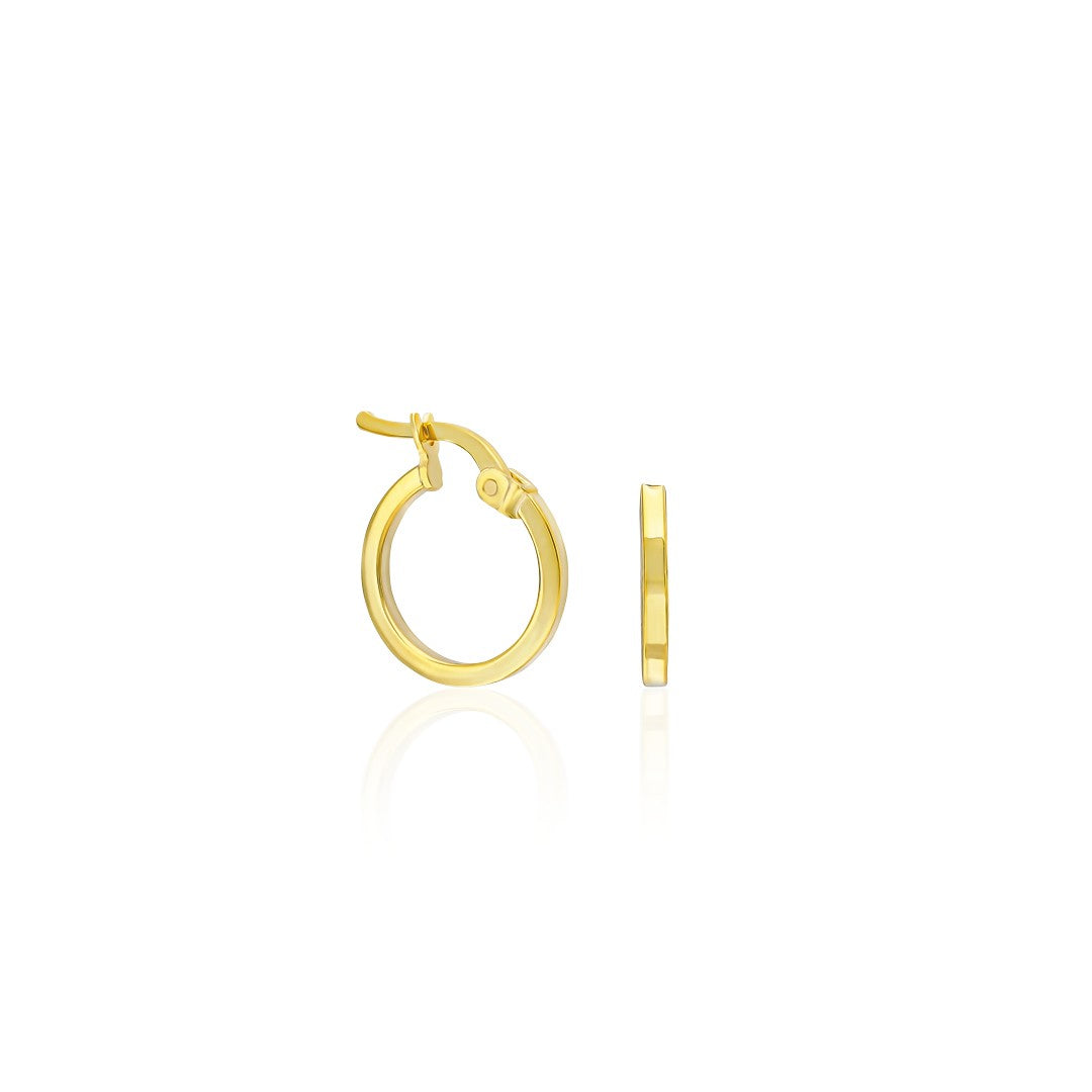 Klasik Halka Küpeler - 925 GÜMÜŞ