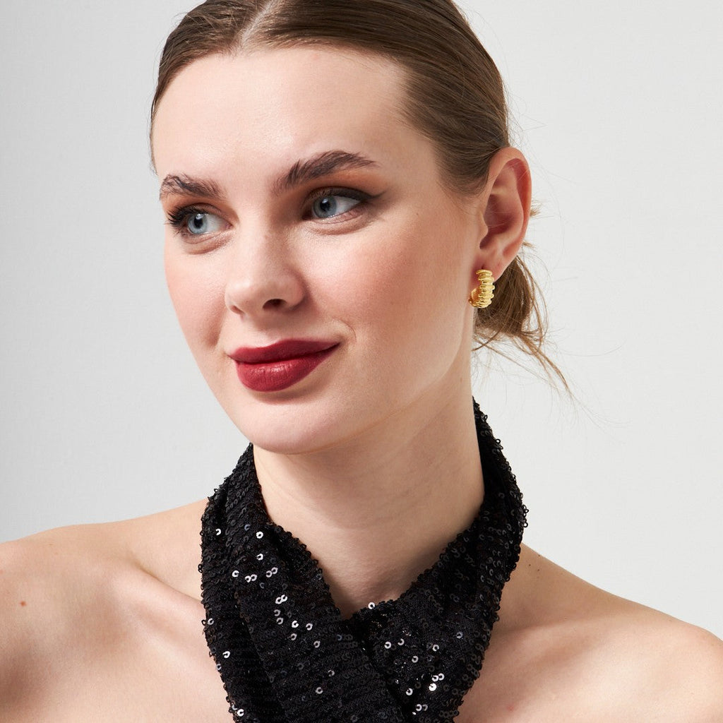 Zikzak Küpeler - 925 GÜMÜŞ