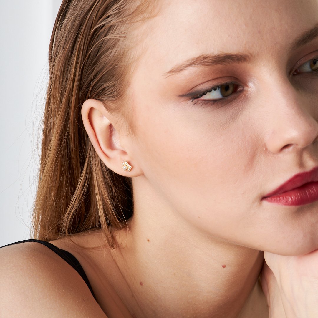 Taç Modeli Piercing - 925 GÜMÜŞ