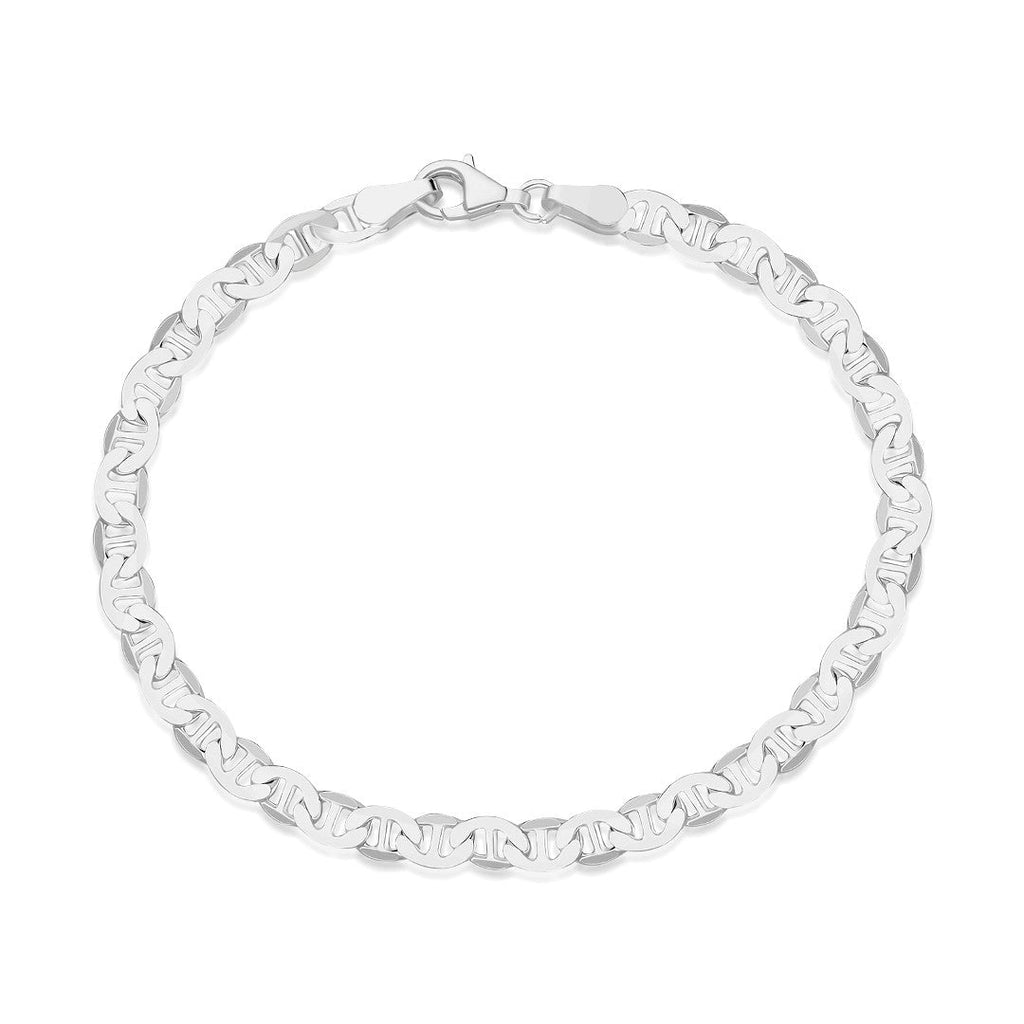 Örme Zincir Bileklik - 925 GÜMÜŞ