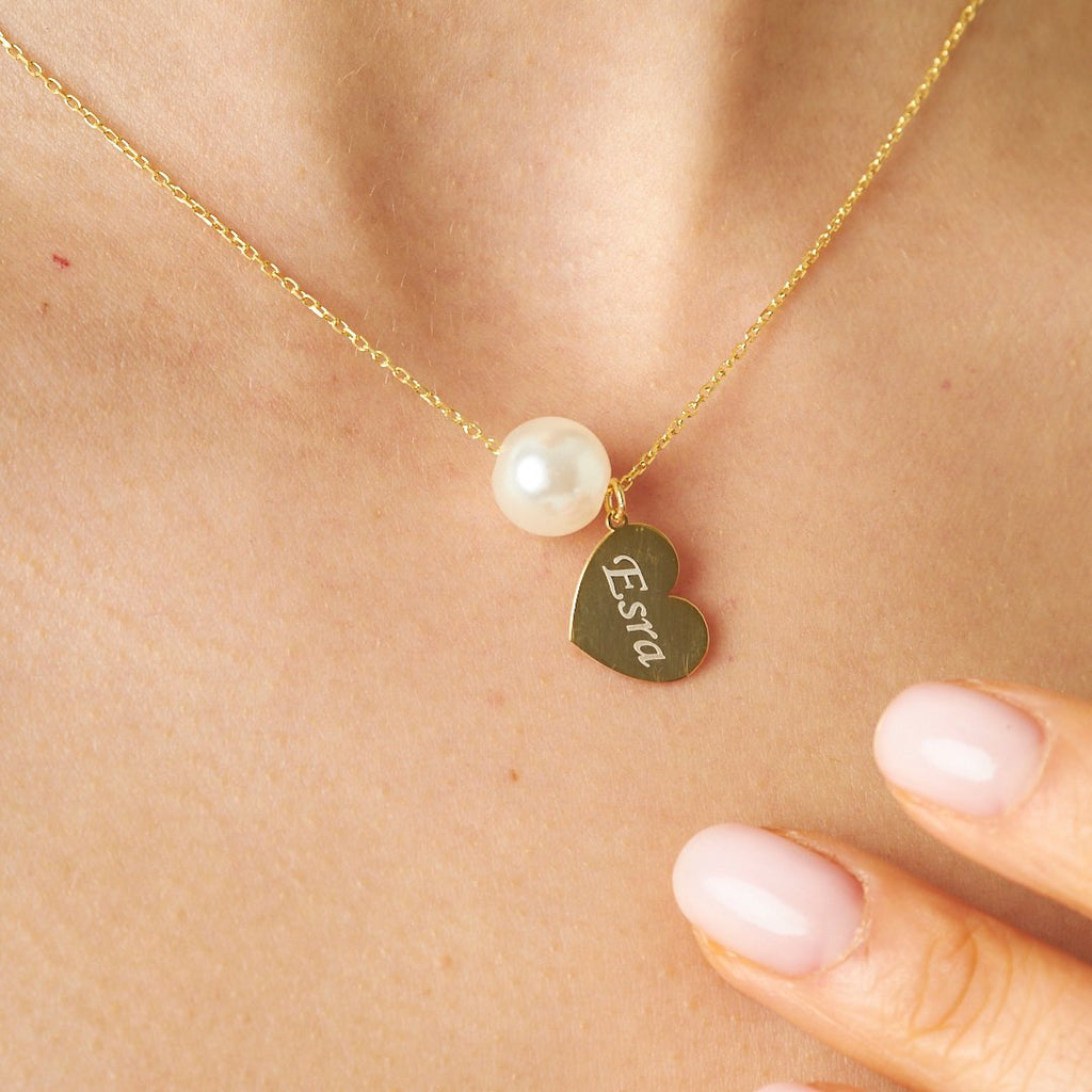 İsimli Tabela Kalp Seti - 925 GÜMÜŞ