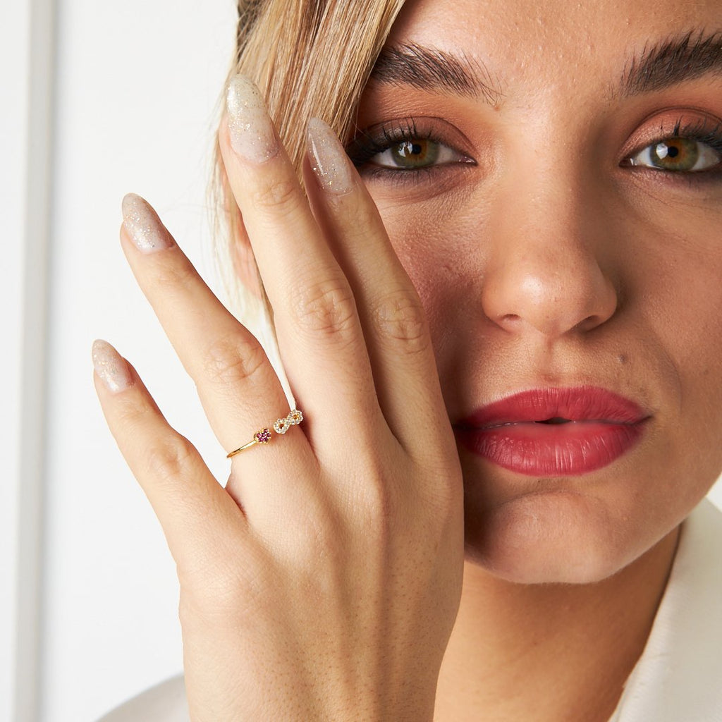 Kalbimin Sonsuz Yüzüğü - 925 GÜMÜŞ