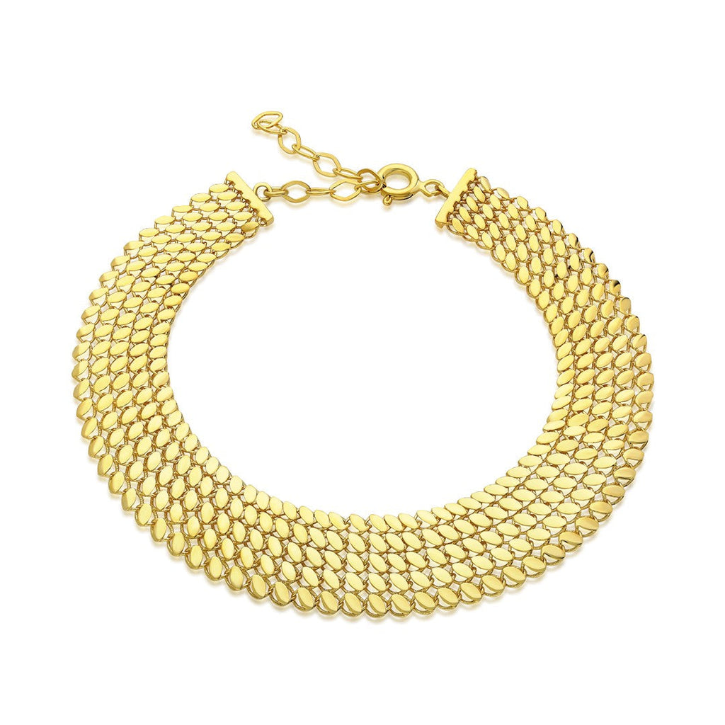 Beş Sıralı Yılan Bileklik - 925 GÜMÜŞ