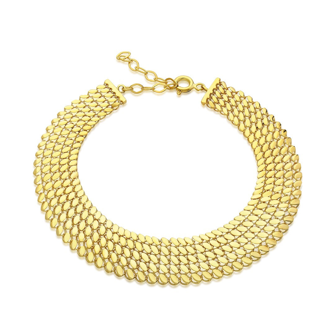 Beş Sıralı Yılan Bileklik - 925 GÜMÜŞ