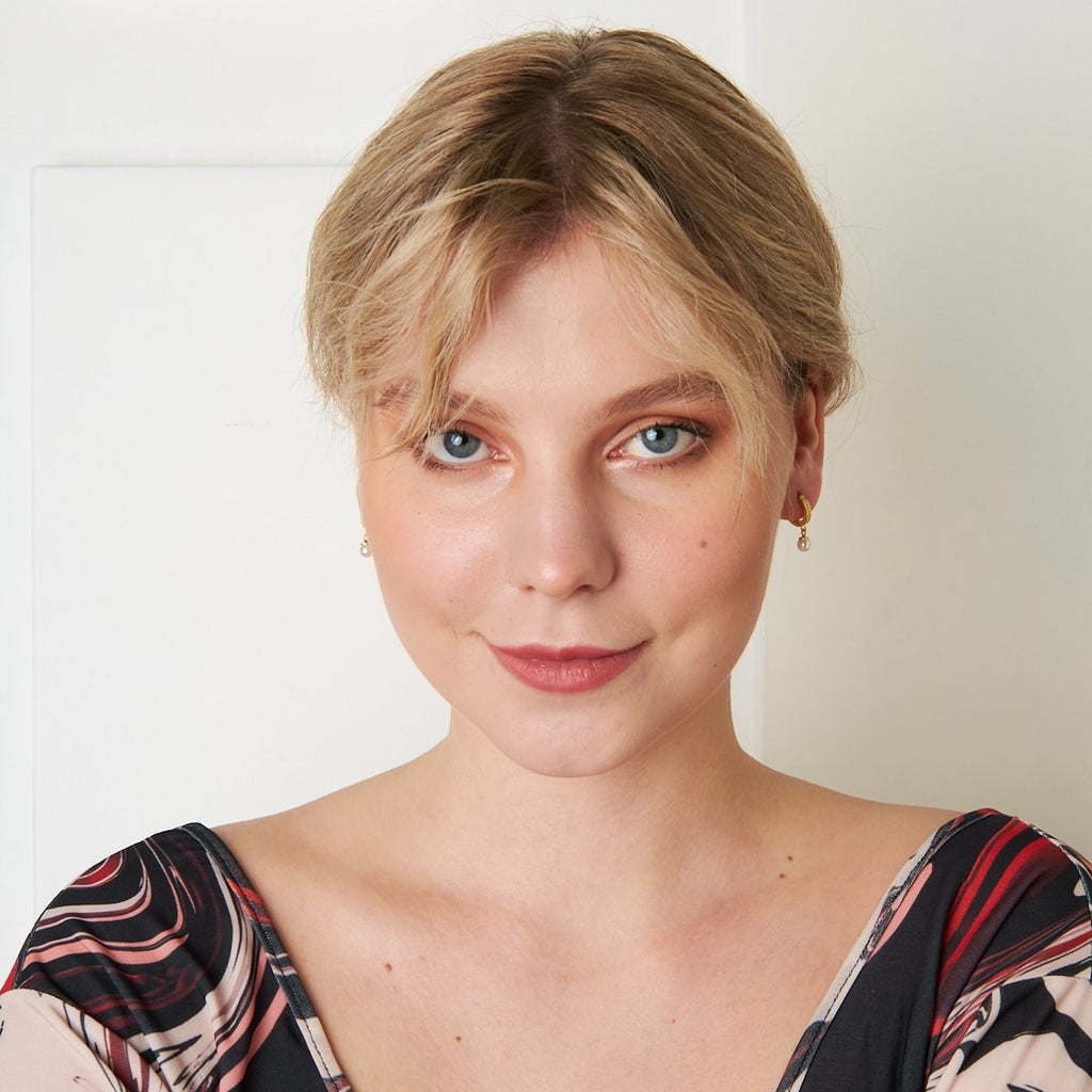 İncili Zirkon Küpe - 925 GÜMÜŞ