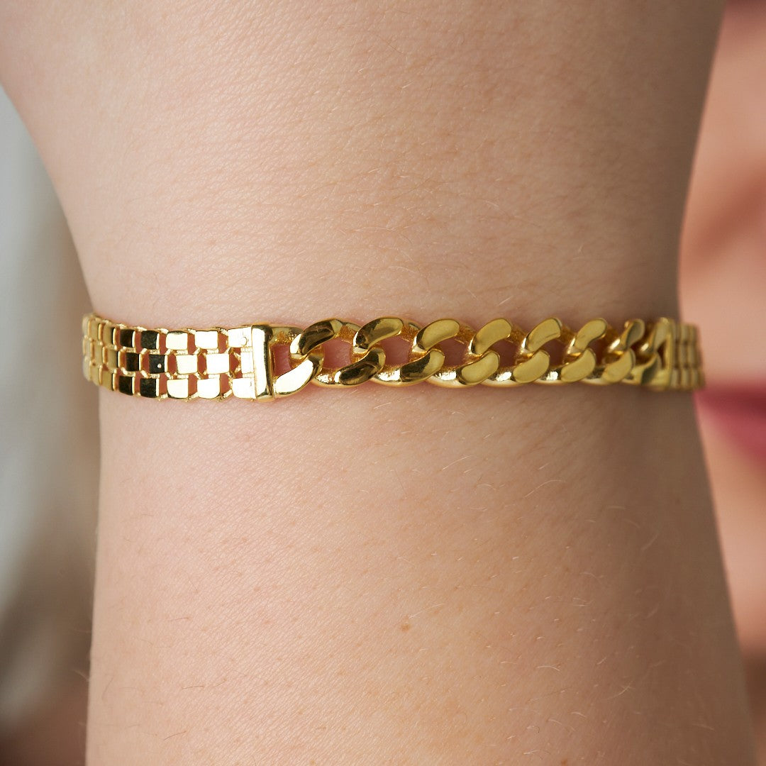 Gurme Zincir Bileklik - 925 GÜMÜŞ