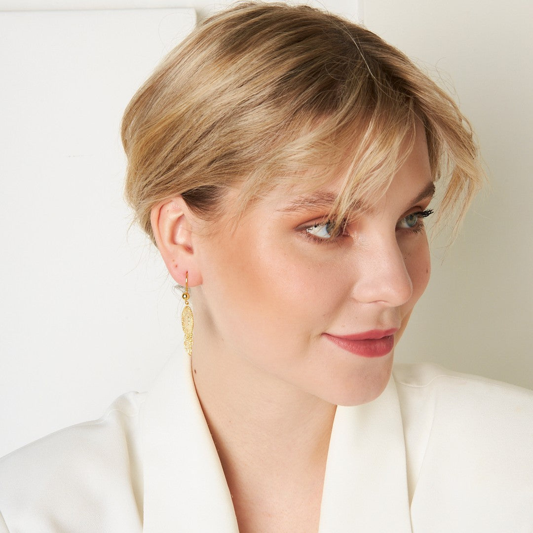 Çeyrek Püskül Küpe - 925 GÜMÜŞ