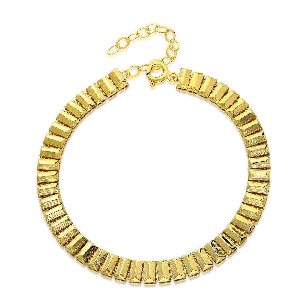 Dikdörtgen Bilezik - 925 GÜMÜŞ