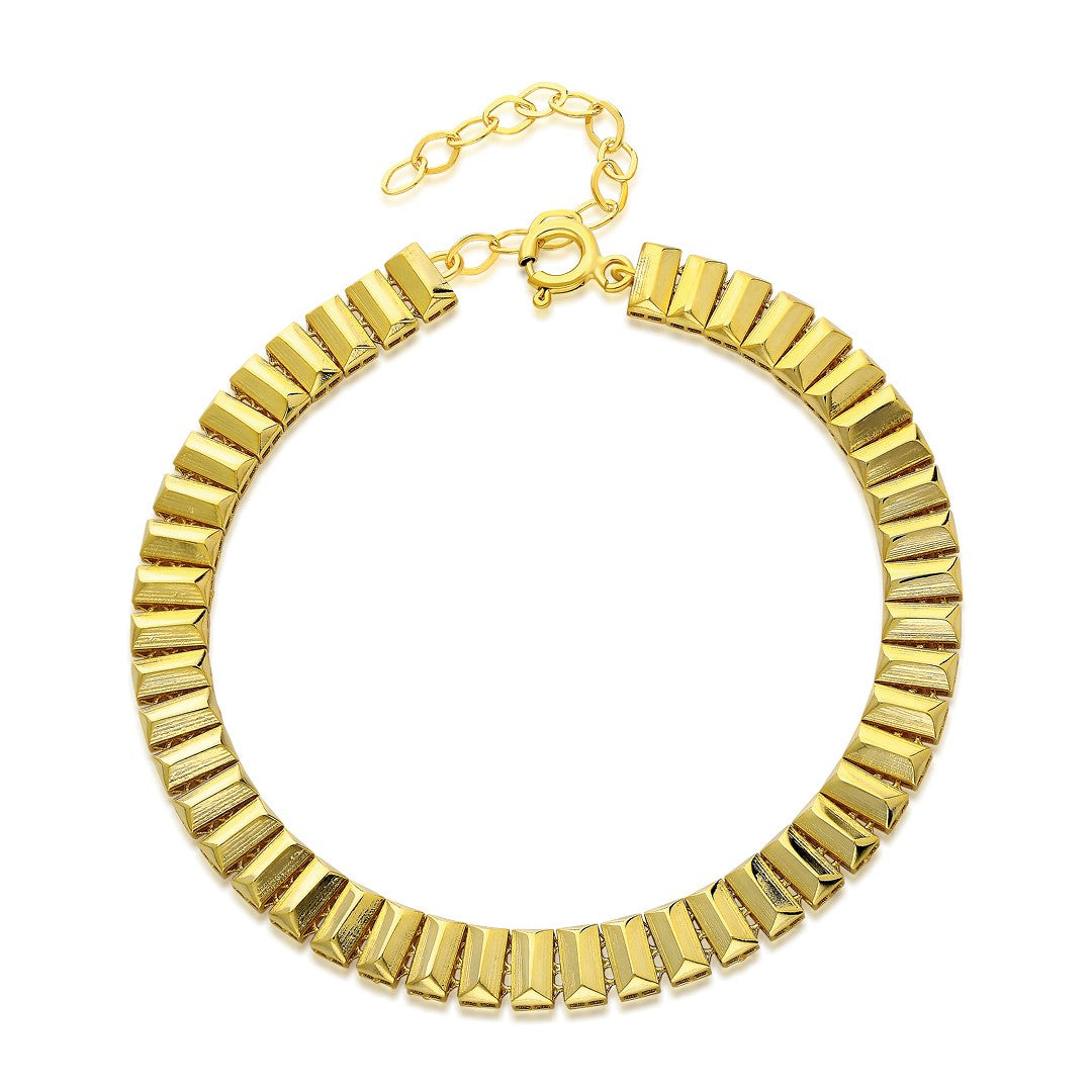 Dikdörtgen Bilezik - 925 GÜMÜŞ