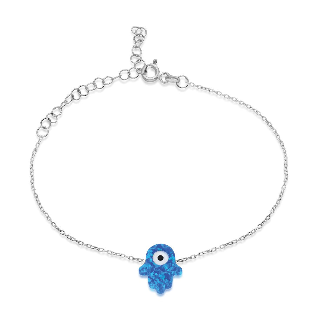 Orjinal Opal Fatma Anne Bilekliği - 925 GÜMÜŞ