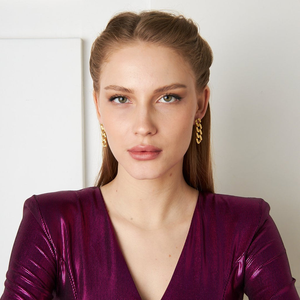 Gurme Zirkon Küpe - 925 GÜMÜŞ