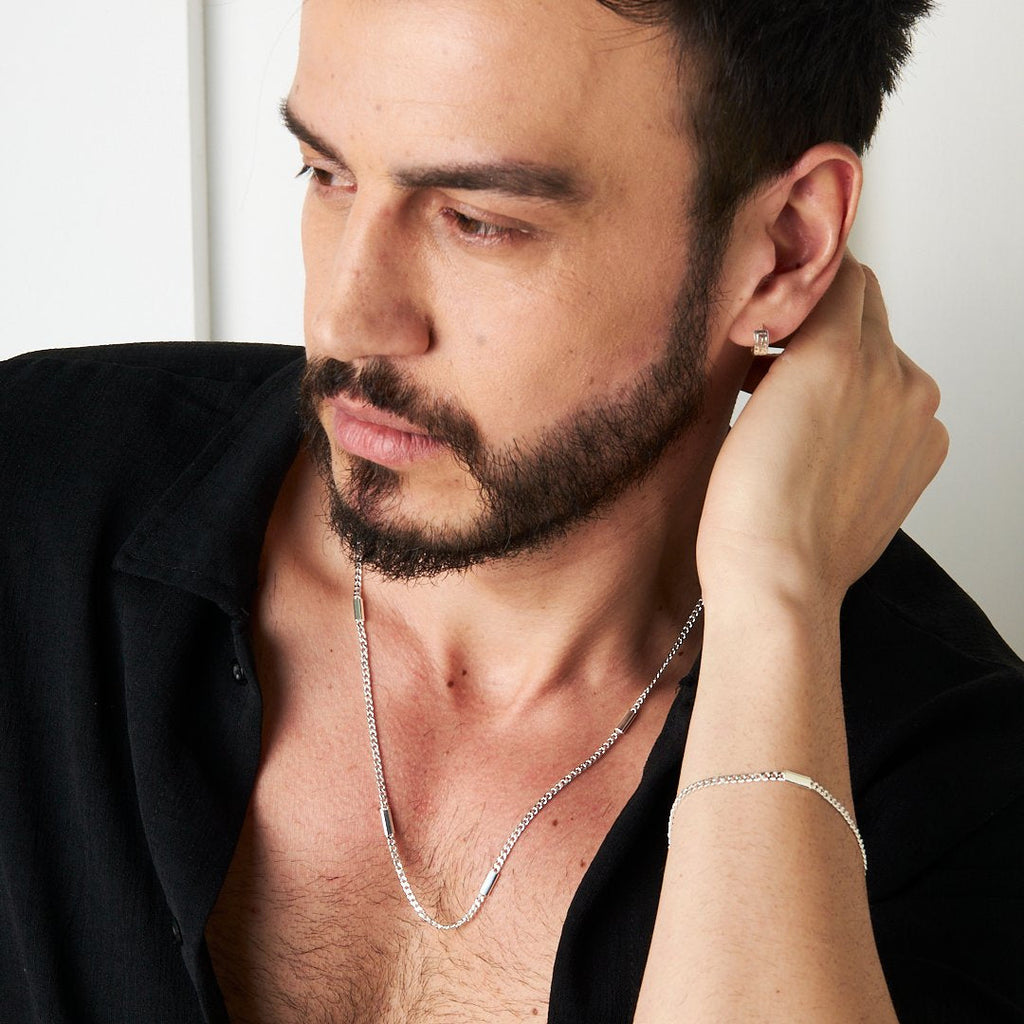 Parçalı Gurme Zincir Seti - 925 GÜMÜŞ