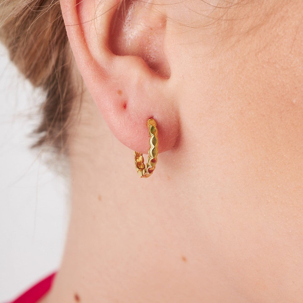 Oval Model Trend Küpe - 925 GÜMÜŞ