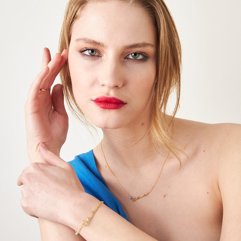 El Yazısı Nazar İsim Seti - 925 GÜMÜŞ