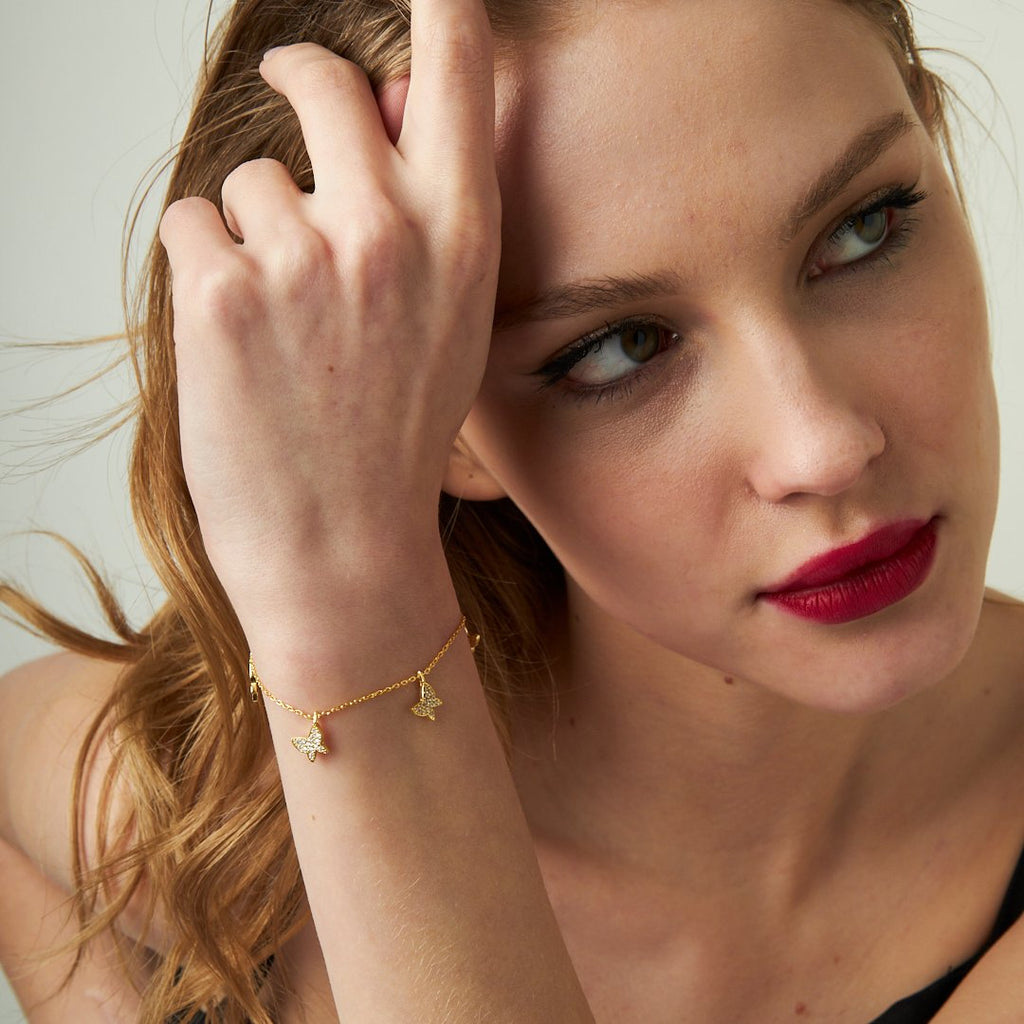 Kelebek Bilezik - 925 GÜMÜŞ