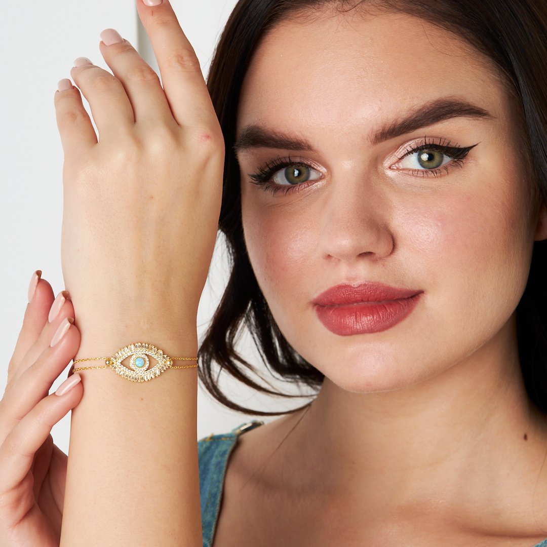 Göz Bilezik - 925 GÜMÜŞ