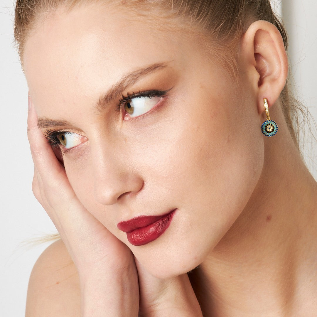 Sosyete Gözü Küpeleri - 925 GÜMÜŞ