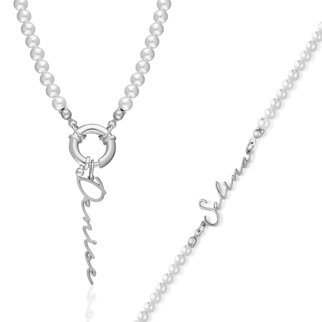 Adlandırılmış İnci Set - 925 GÜMÜŞ