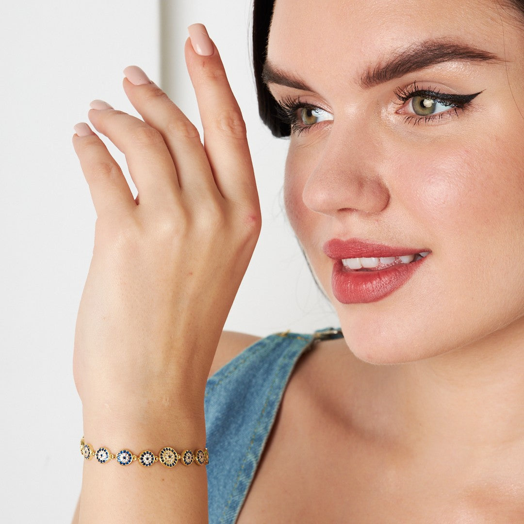 Tam Nazar Bilezik - 925 GÜMÜŞ