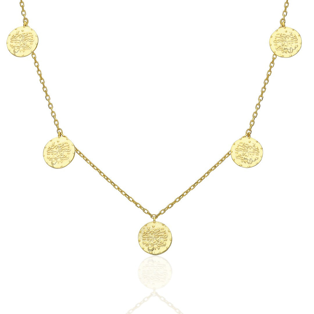 Beş Parçalı Reşat LKolye - 925 GÜMÜŞ