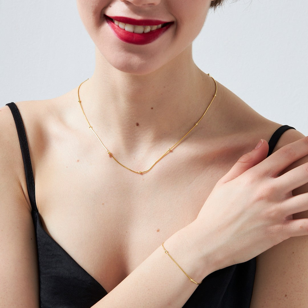 Dorica Toplu Zincir Seti - 925 GÜMÜŞ