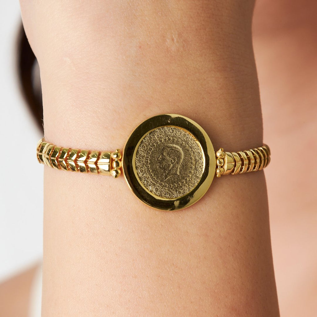 Çeyrek Balıksırtı Zincir Bileklik - 925 GÜMÜŞ