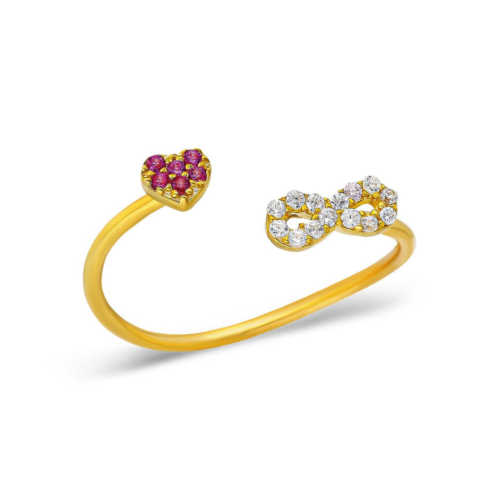 Kalbimin Sonsuz Yüzüğü - 925 GÜMÜŞ