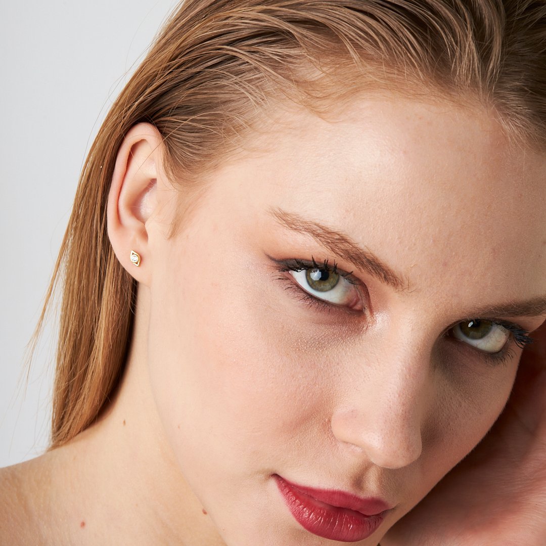 Minimal Göz Piercing - 925 GÜMÜŞ