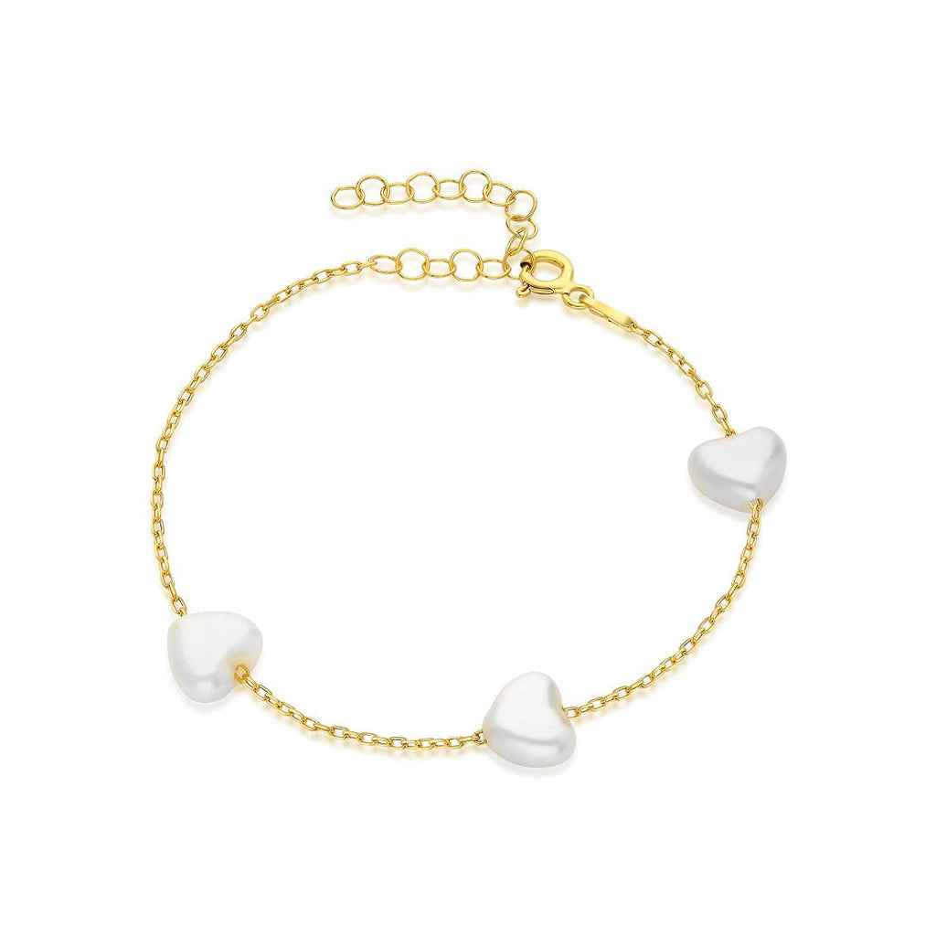 Kalpli Boncuklu Bileklik - 925 GÜMÜŞ