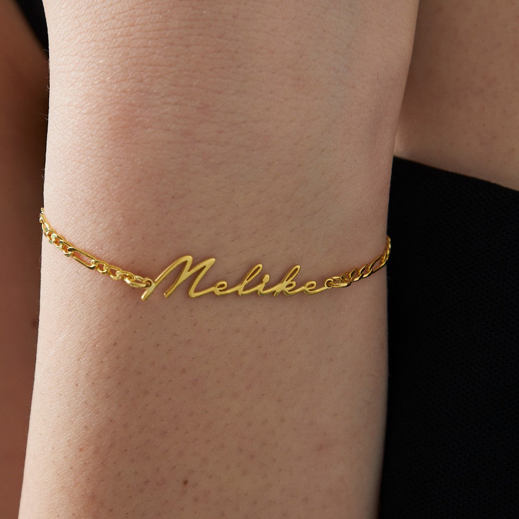 Figaro Zincirli İsim Set - 925 GÜMÜŞ