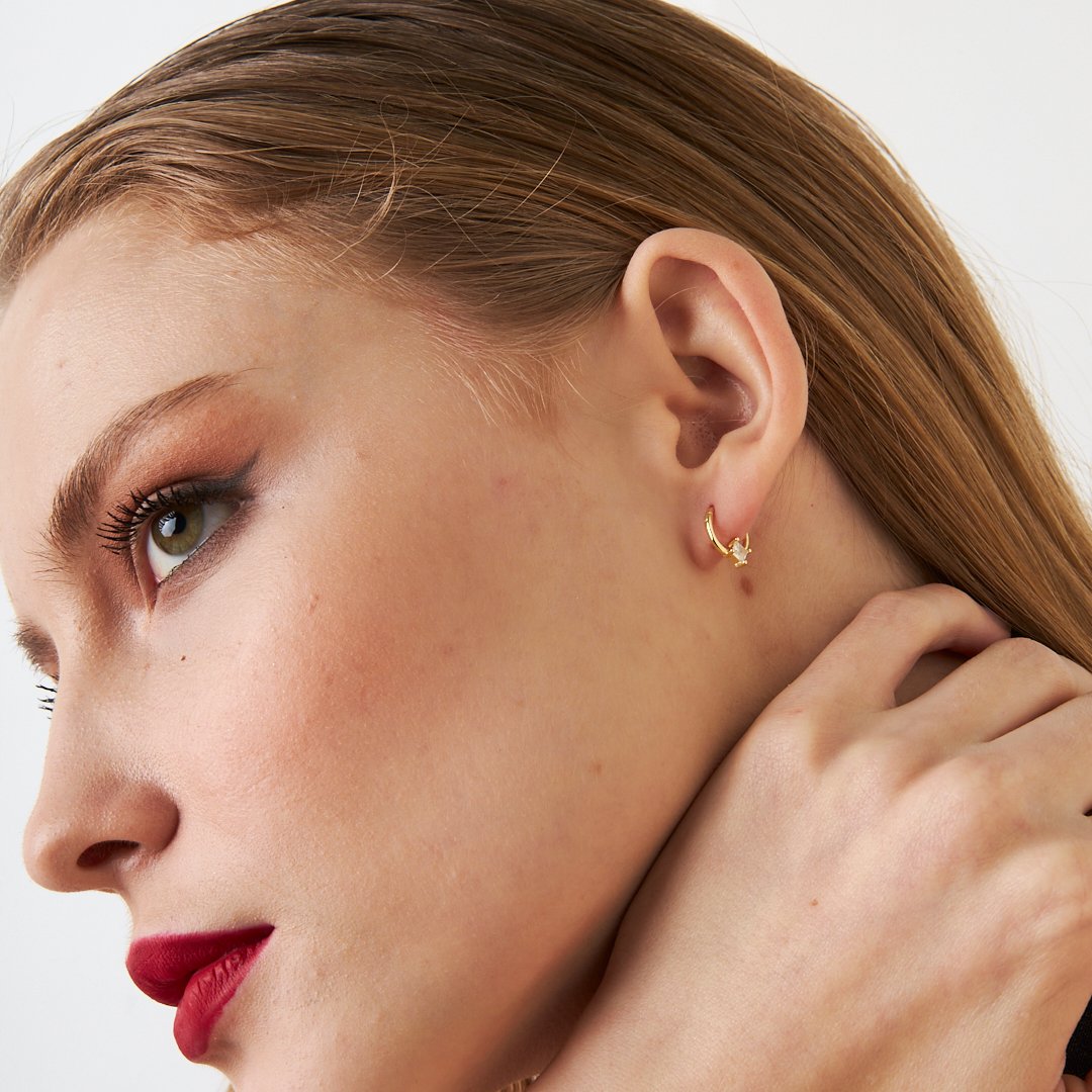 Tektaş Daire Piercing - 925 GÜMÜŞ