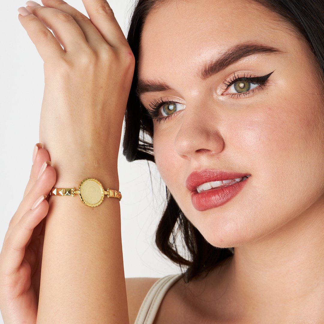 Deniz Kabuğu Zincir Bileklik - 925 GÜMÜŞ