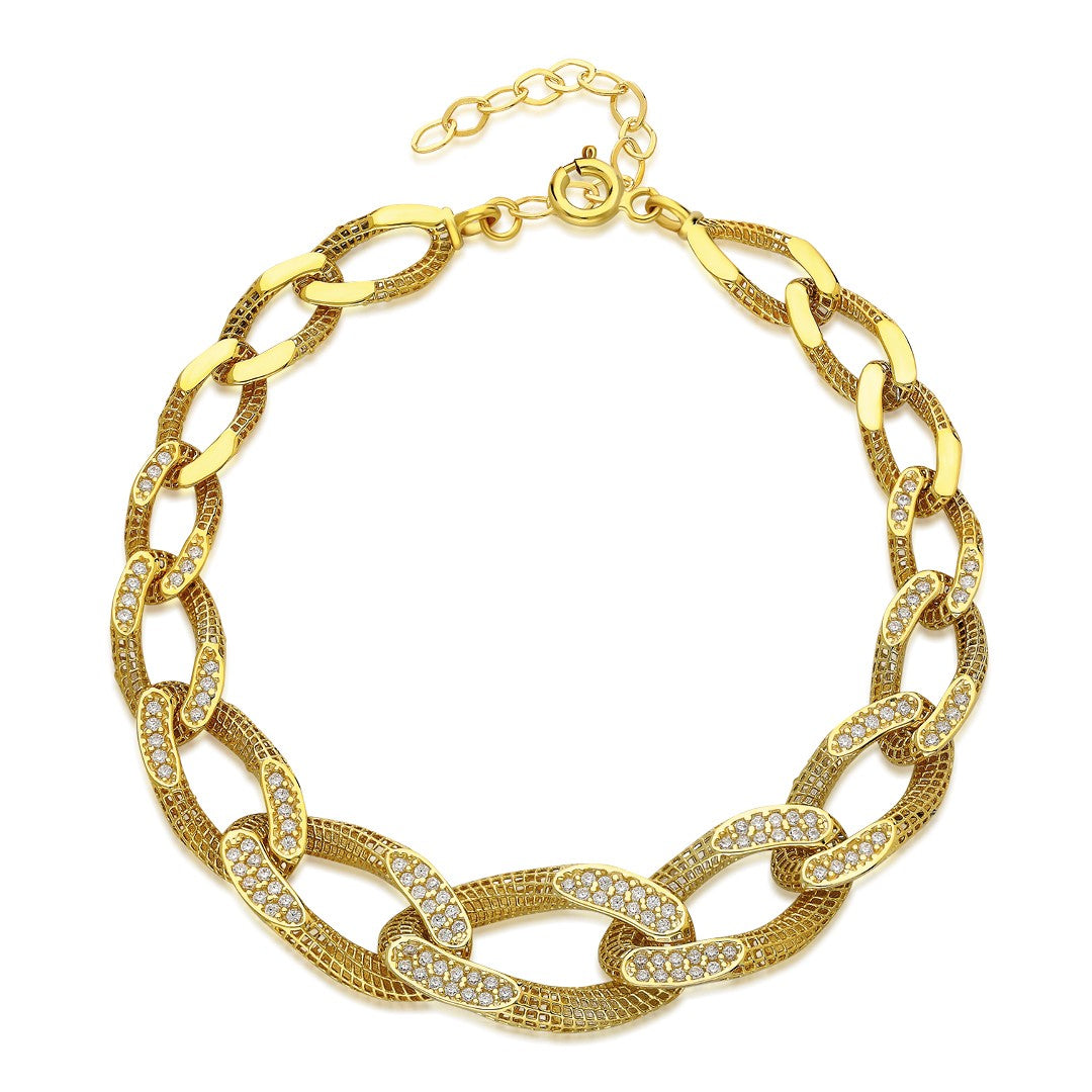 Kalın Gurme Bilezik - 925 GÜMÜŞ