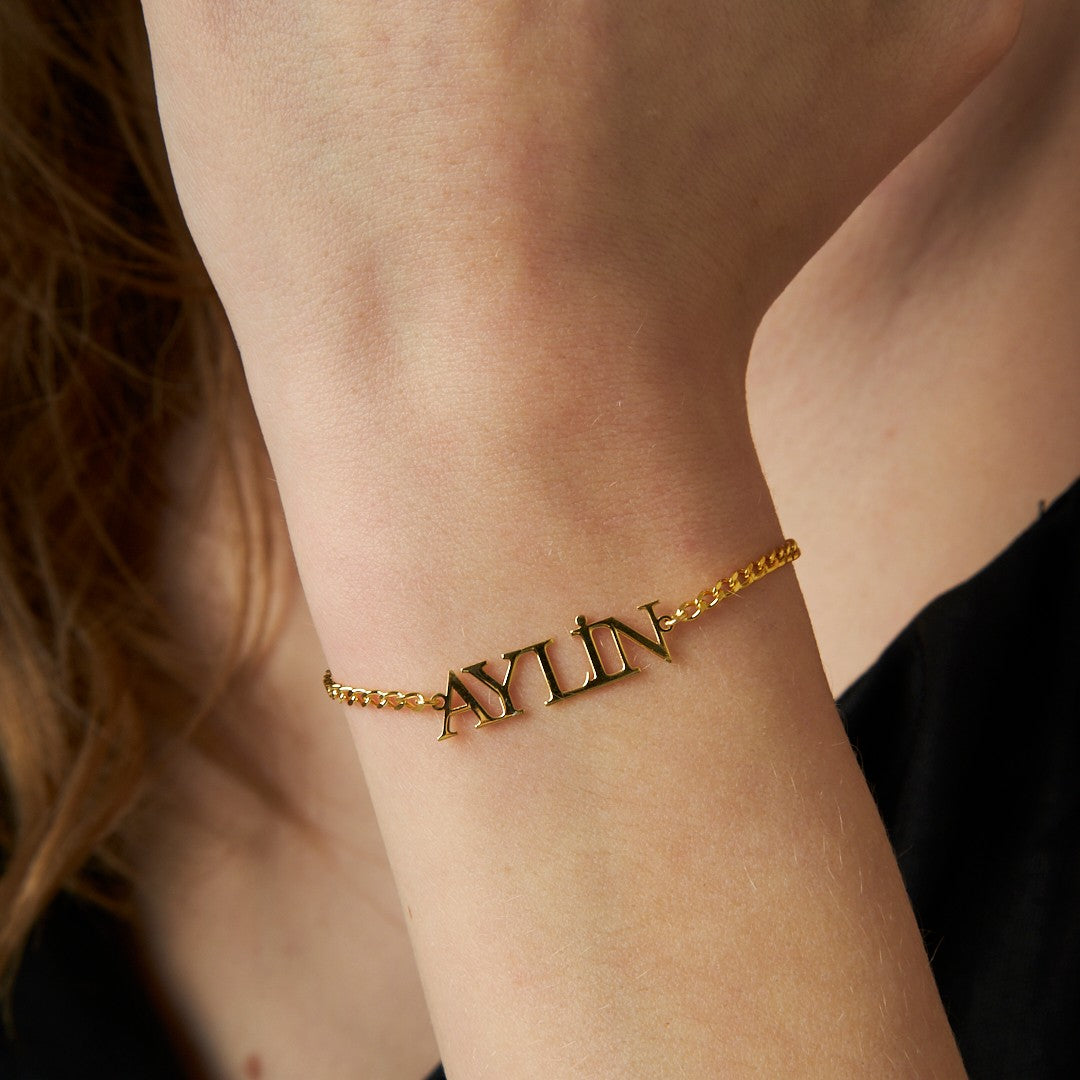 Standart İsimli Bileklik - 925 GÜMÜŞ